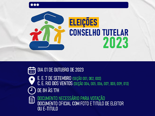 Eleições Conselho Tutelar 2023